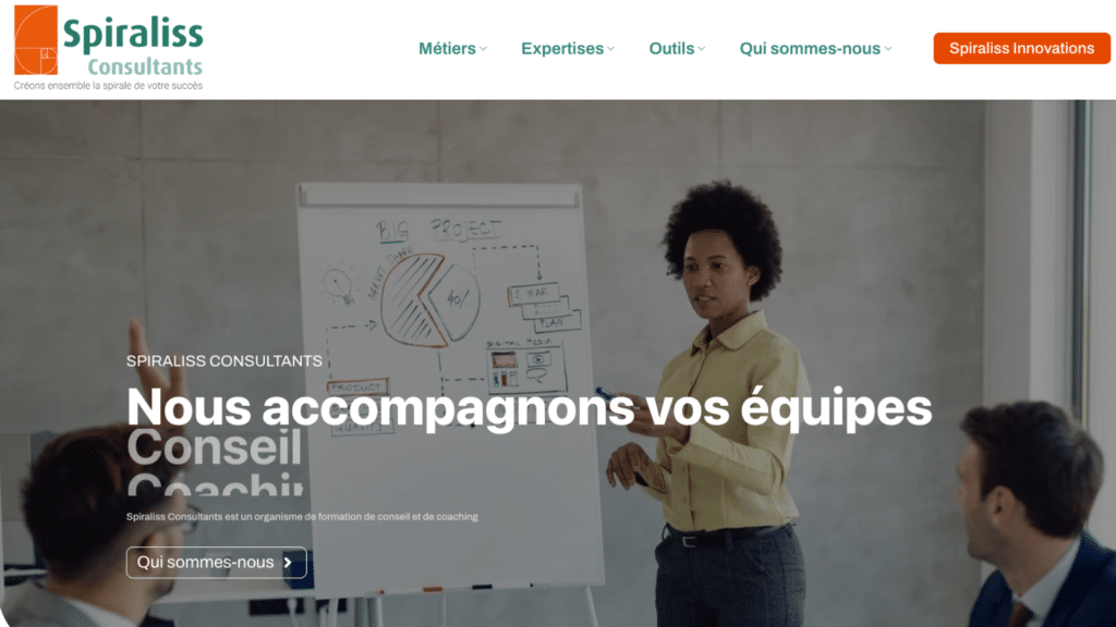 Read more about the article Refonte du site internet Spiraliss Consultants